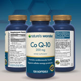 Nature's Wonder CoQ10, fabrication conforme CGMP garantissant qualité.