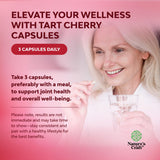 Capsules Natures Craft cerise-soutien urinaire, formulation naturelle et efficace.