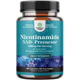 Gélules Niacinamide 500 mg Natures Craft dans une bouteille, énergie et peau saine