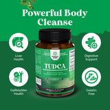 Natures Craft TUDCA: capsules faciles à avaler pour le soutien biliaire.