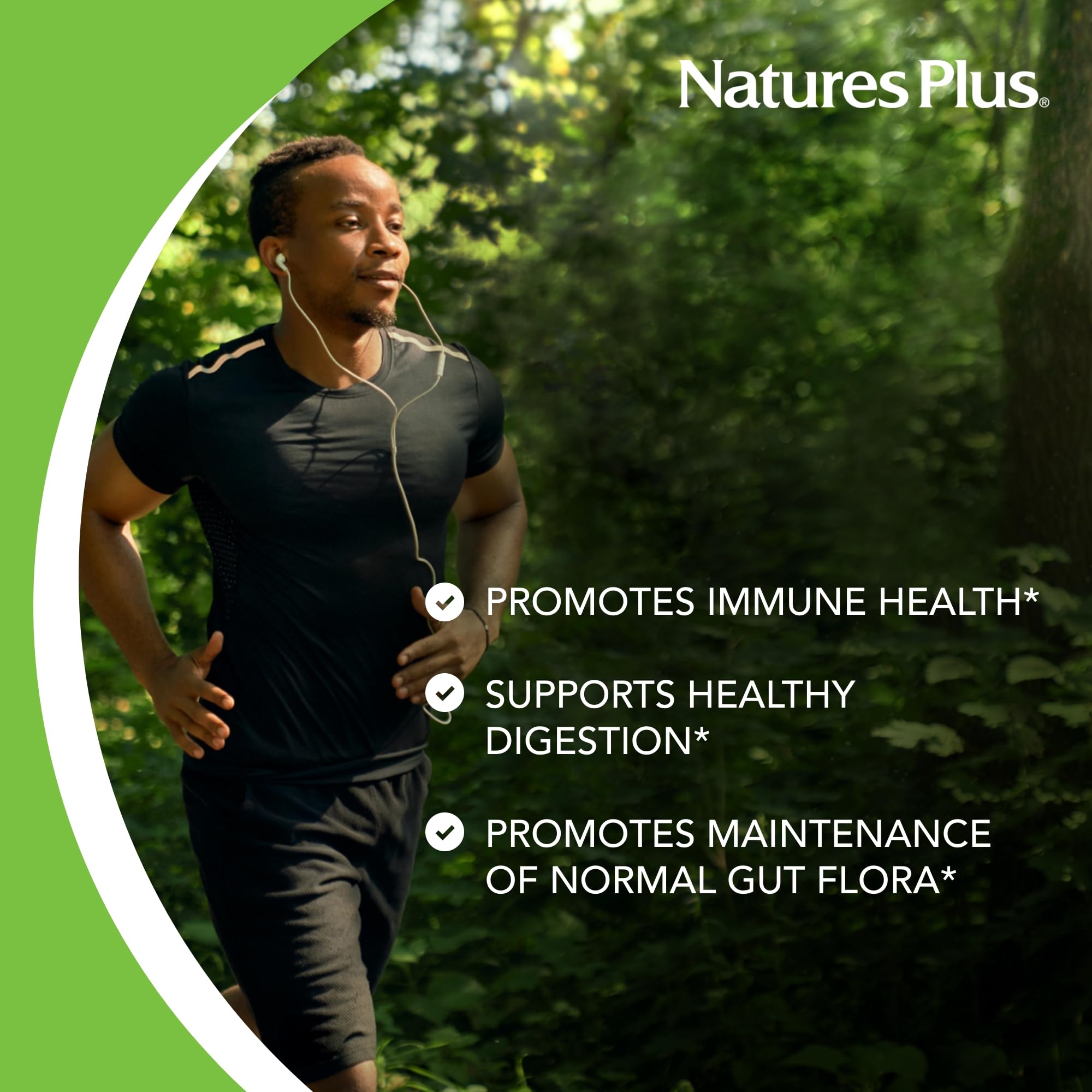 NaturesPlus Acidophilus – emballage conforme cgmp et nsf garantissant la qualité