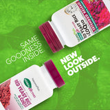 NaturesPlus Herbal Actives levure rouge CoQ10 en comprimés pour usage quotidien.