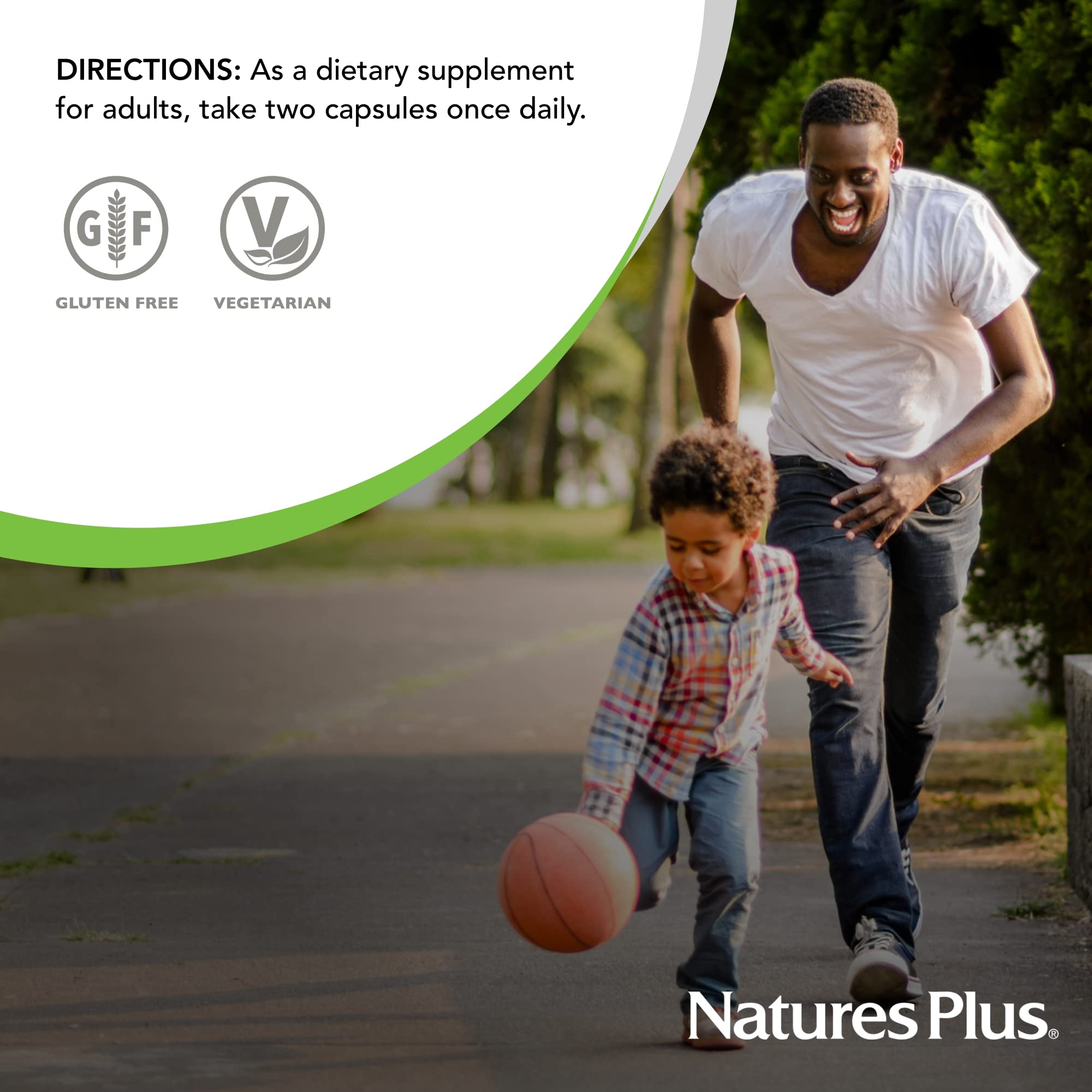NaturesPlus AgeLoss Eye Support – dose et forme adaptées pour un apport quotidien.