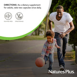 NaturesPlus AgeLoss Eye Support – dose et forme adaptées pour un apport quotidien.