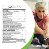 NaturesPlus AgeLoss Eye Support – ingrédients clés lutéine et zéaxanthine mis en avant.