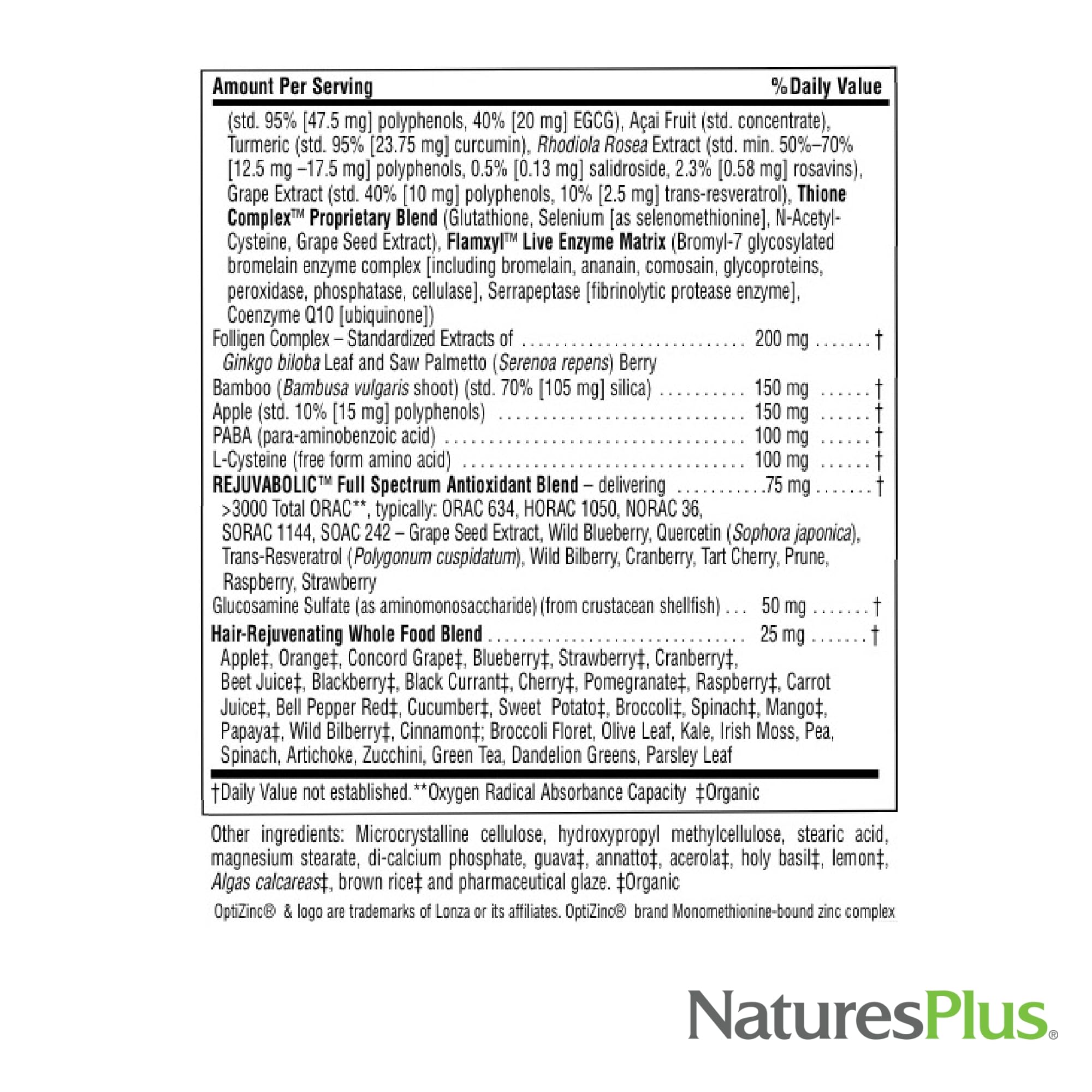 Nouvelle formulation avancée d'AgeLoss avec antioxydants ciblés pour cheveux.