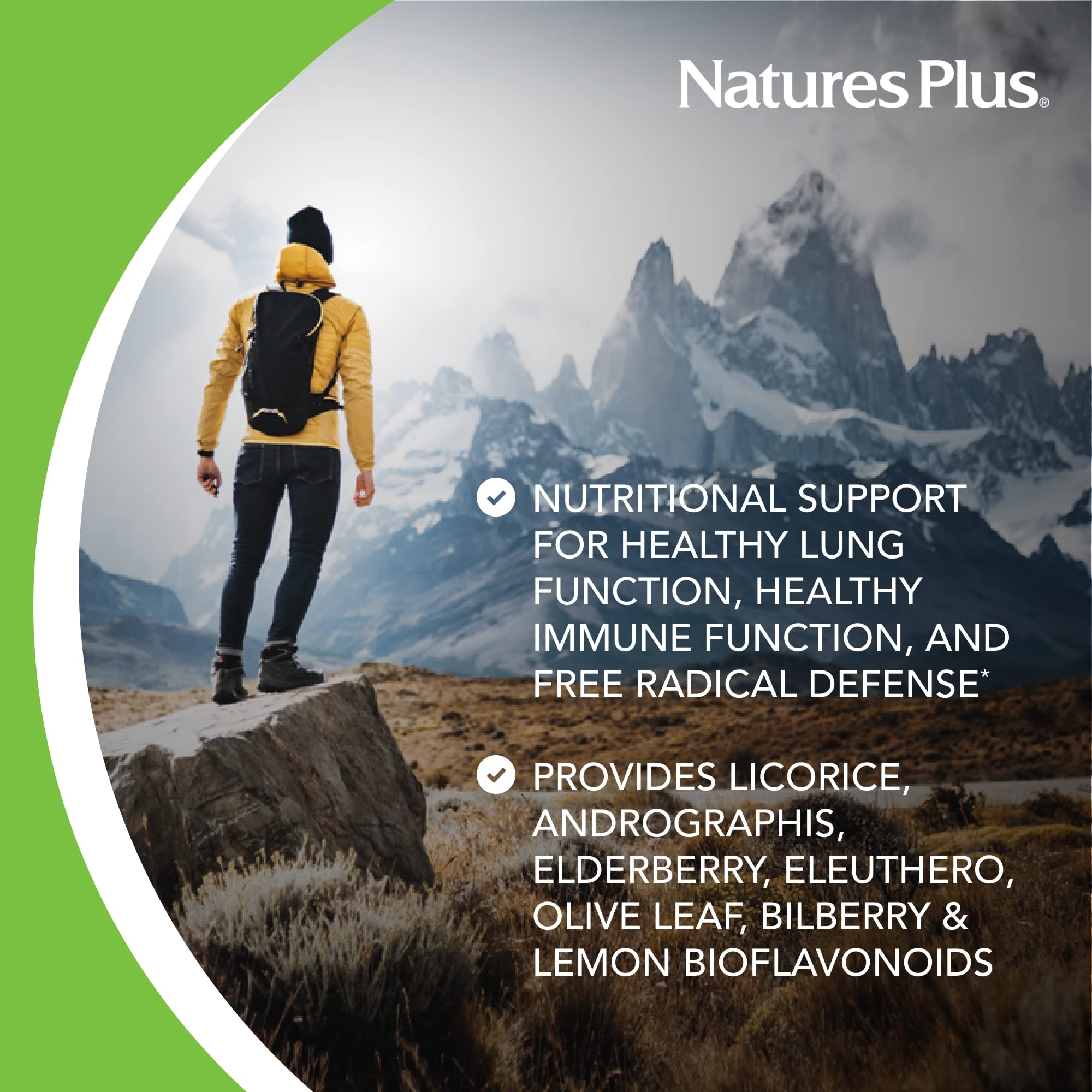 NaturesPlus AgeLoss reglisse extrait poumons: soutien respiratoire doux.