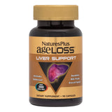 NaturesPlus AgeLoss: bouteille visible montrant le soutien hépatique potentiel