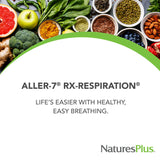 Capsules végétariennes NaturesPlus Aller-7 Rx-Respiration dans un flacon pratique