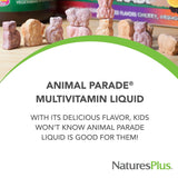 NaturesPlus Animal Parade, doseur pratique, absorption rapide pour les routines quotidiennes.
