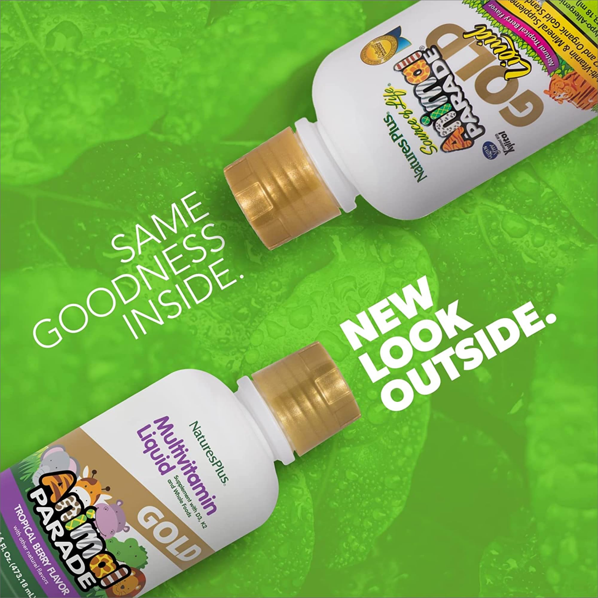 Étiquette claire NaturesPlus Animal Parade Gold pour repérage rapide