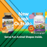 NaturesPlus Animal Parade Gold tablettes animaux goût raisin pour enfants
