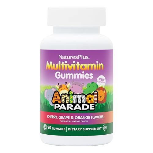 Gommes Animal Parade de NaturesPlus en forme d’ours pour une prise ludique et nutritive.