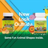 Tablettes en forme d'animaux KidGreenz, goût tropical apprécié des enfants