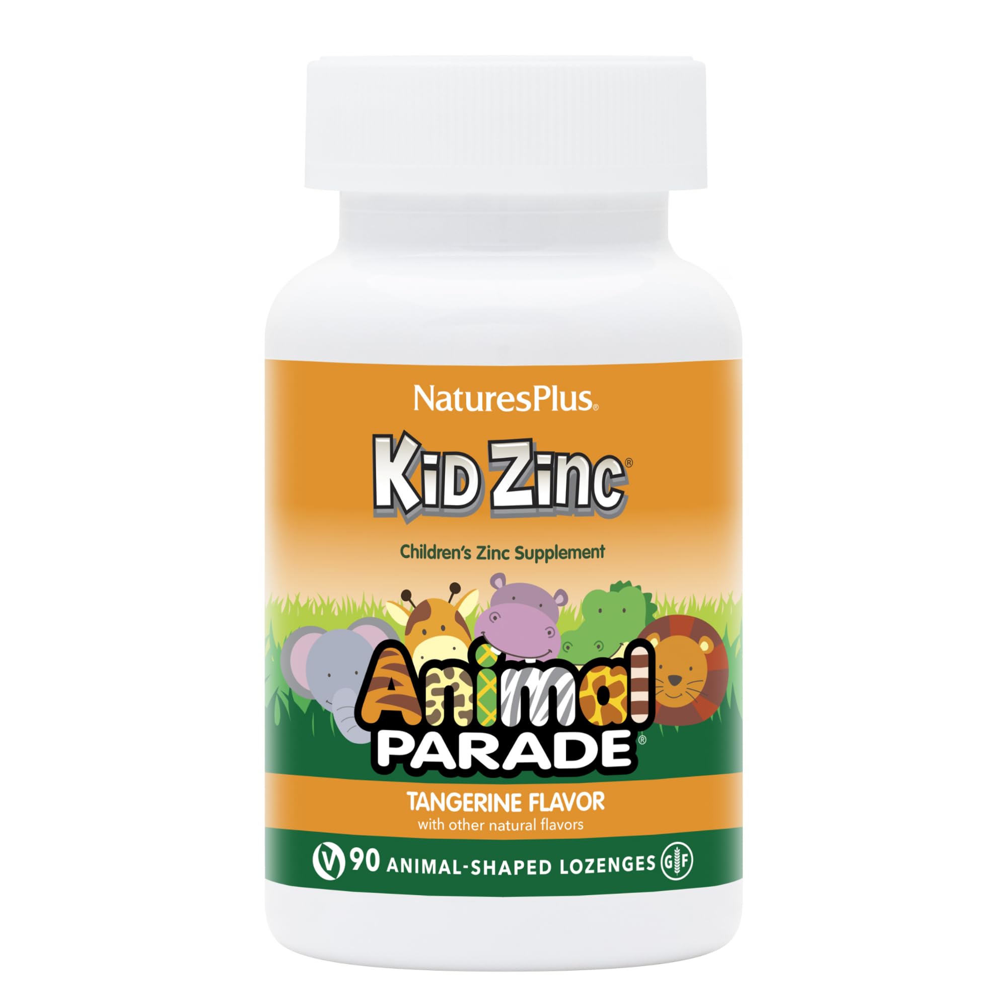 Bouteille NaturesPlus Animal Parade KidZinc, pratique pour la routine quotidienne des enfants.