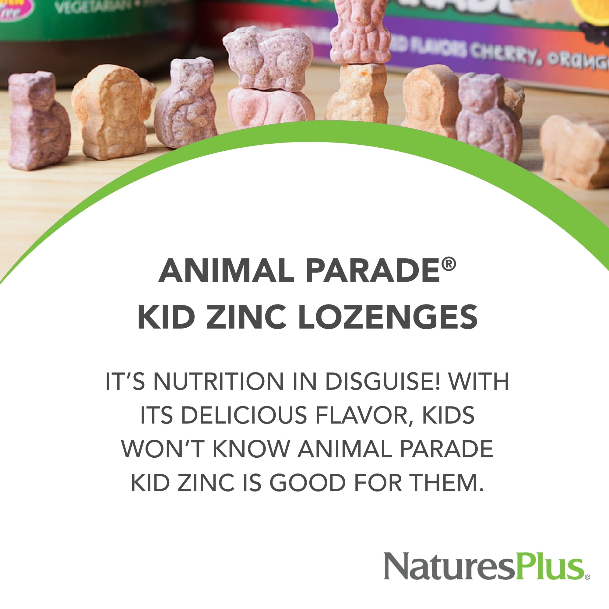 Pastilles animaux KidZinc, forme ludique idéale pour les enfants