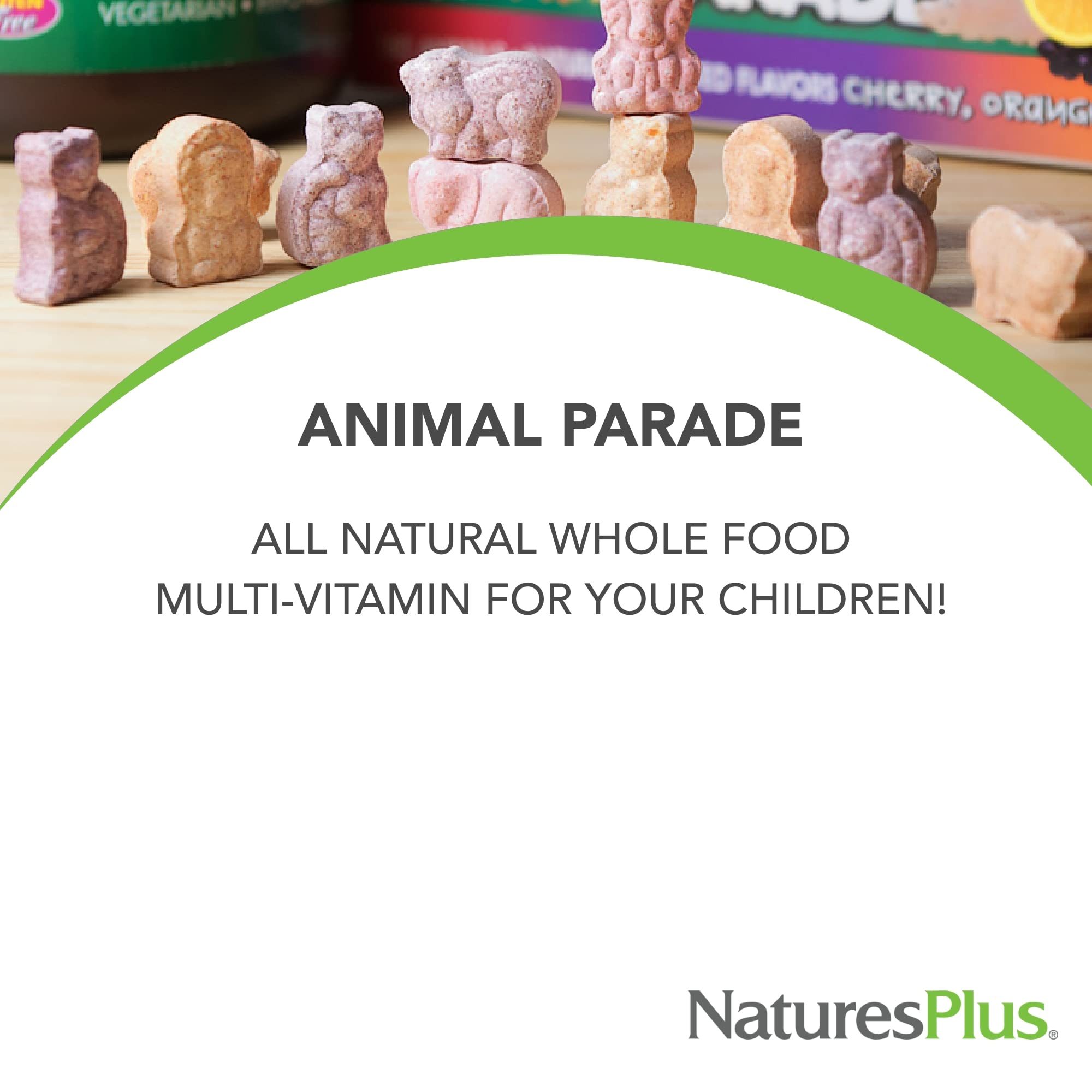 NaturesPlus Animal Parade MagKidz bouteille pratique et présentation facile