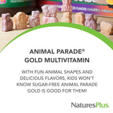 NaturesPlus Animal Parade raisin: comprimés faciles à mâcher pour enfants.
