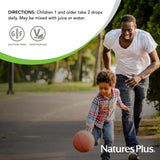 NaturesPlus Animal Parade saveur orange, gouttes appréciées pour routine quotidienne.