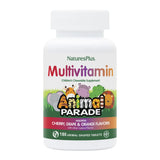 NaturesPlus Animal Parade tablettes en forme d’animaux, sans colorants artificiels et hypoallergéniques.