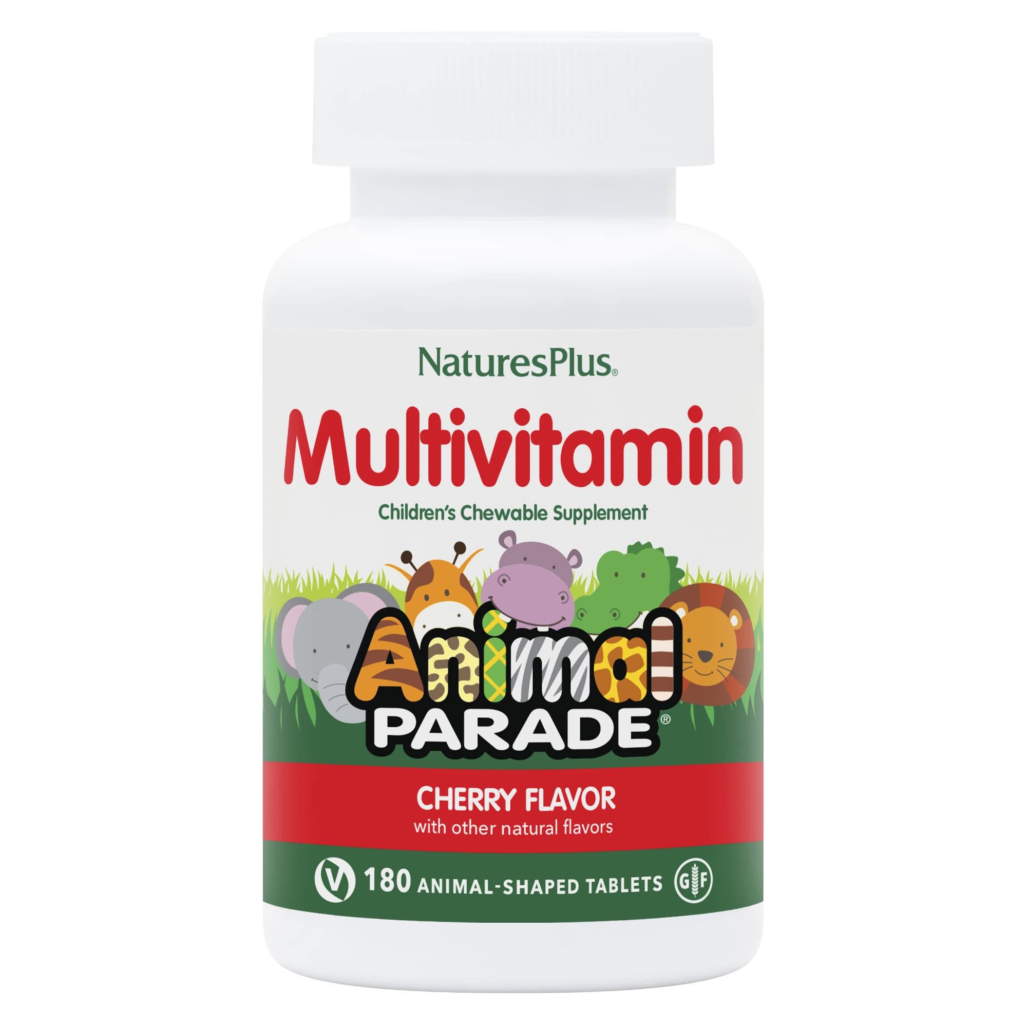 NaturesPlus Animal Parade, tablettes en forme d'animaux, soutien nutritionnel quotidien