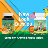 NaturesPlus Animal Parade Tummy Zyme: animaux en forme encouragent l’ingestion et le rituel.