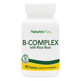 NaturesPlus B-Complex avec son de riz – bouteille, soutien quotidien possible.