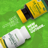 NaturesPlus B12 énergie quotidienne sur comprimé pour la routine.