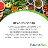 Forme active ubiquinol, produit NaturesPlus Beyond CoQ10, énergie durable.