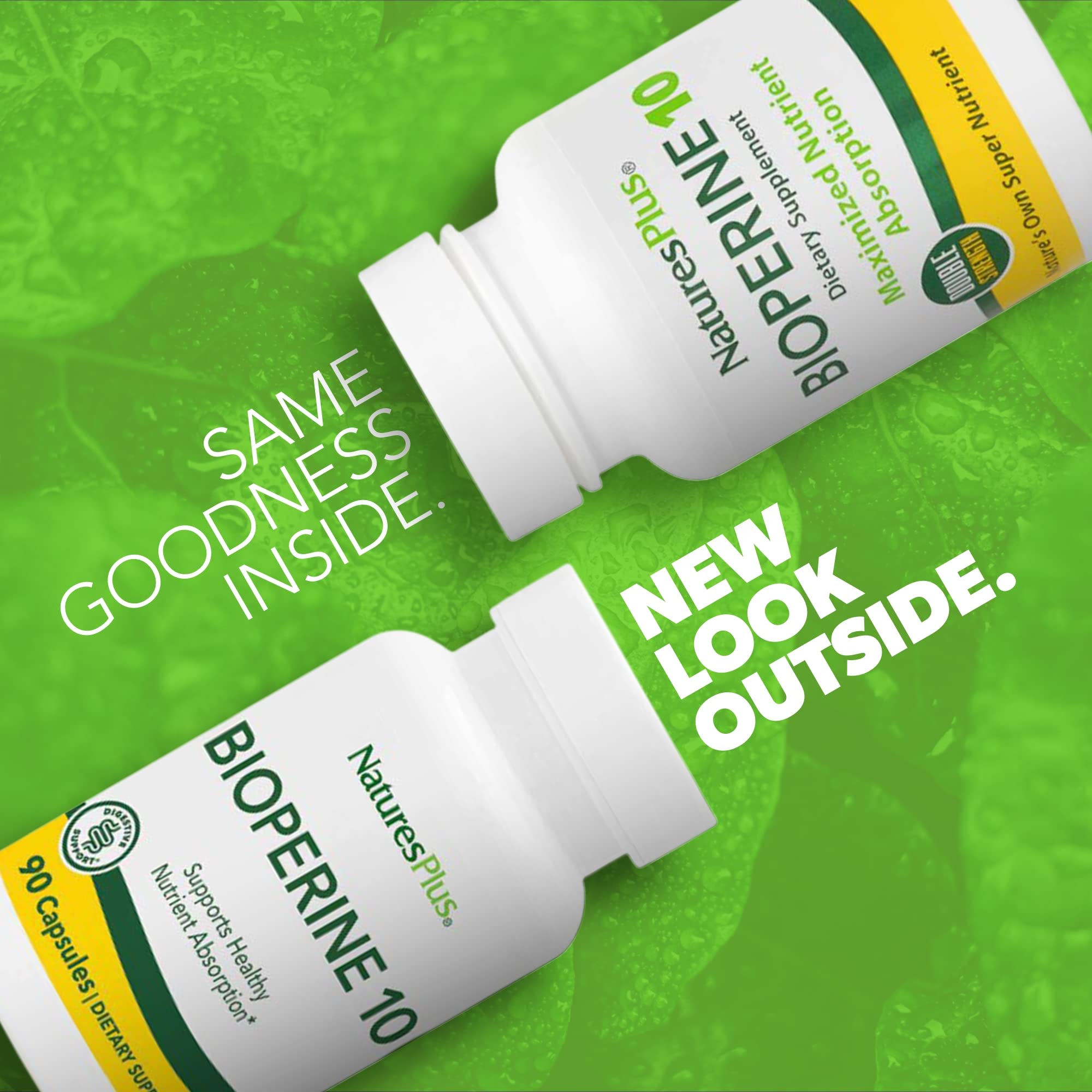 Capsules Bioperine 10 : gros plan sur les gélules et la formule double-force.