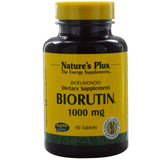 NaturesPlus Biorutin, tablettes 1000 mg, soutien potentiel à la circulation et à la fonction vasculaire