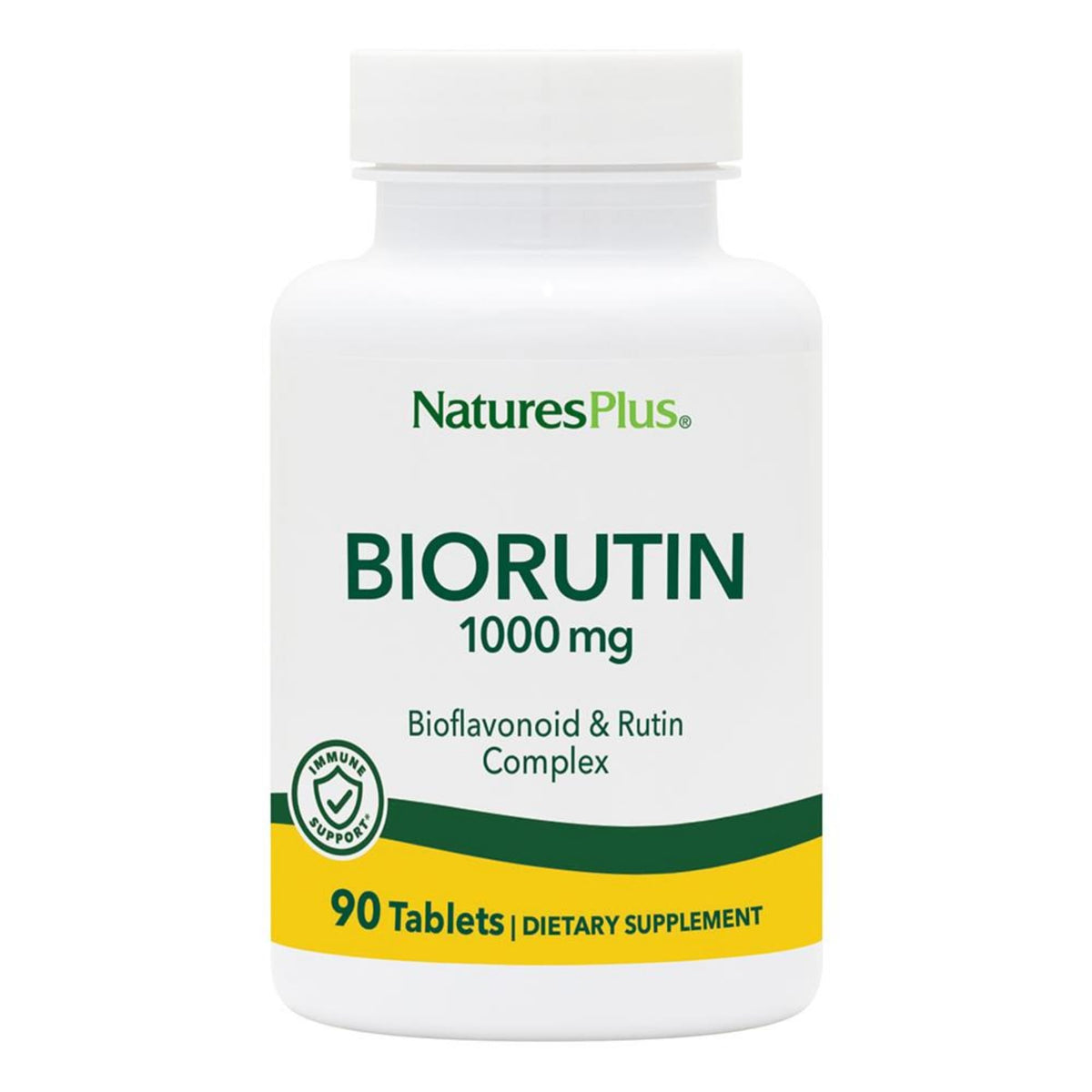 NaturesPlus Biorutin tablettes dans flacon, soutien potentiel des vaisseaux sanguins.