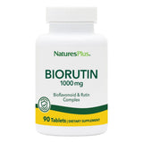 NaturesPlus Biorutin tablettes dans flacon, soutien potentiel des vaisseaux sanguins.