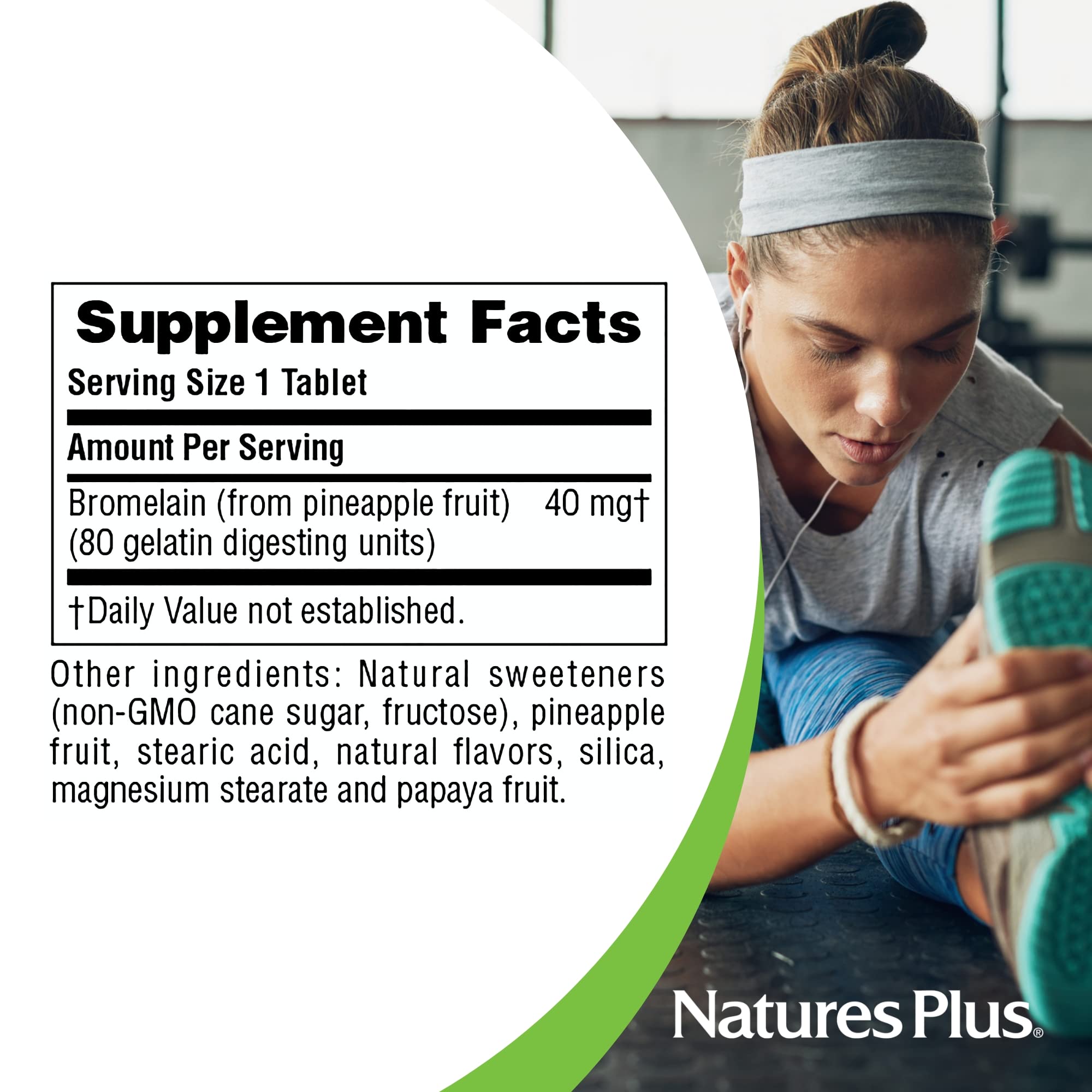 NaturesPlus bromélaïne, soutien potentiel au confort articulaire