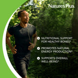 NaturesPlus calcium 1200mg: fortification potentielle des os.