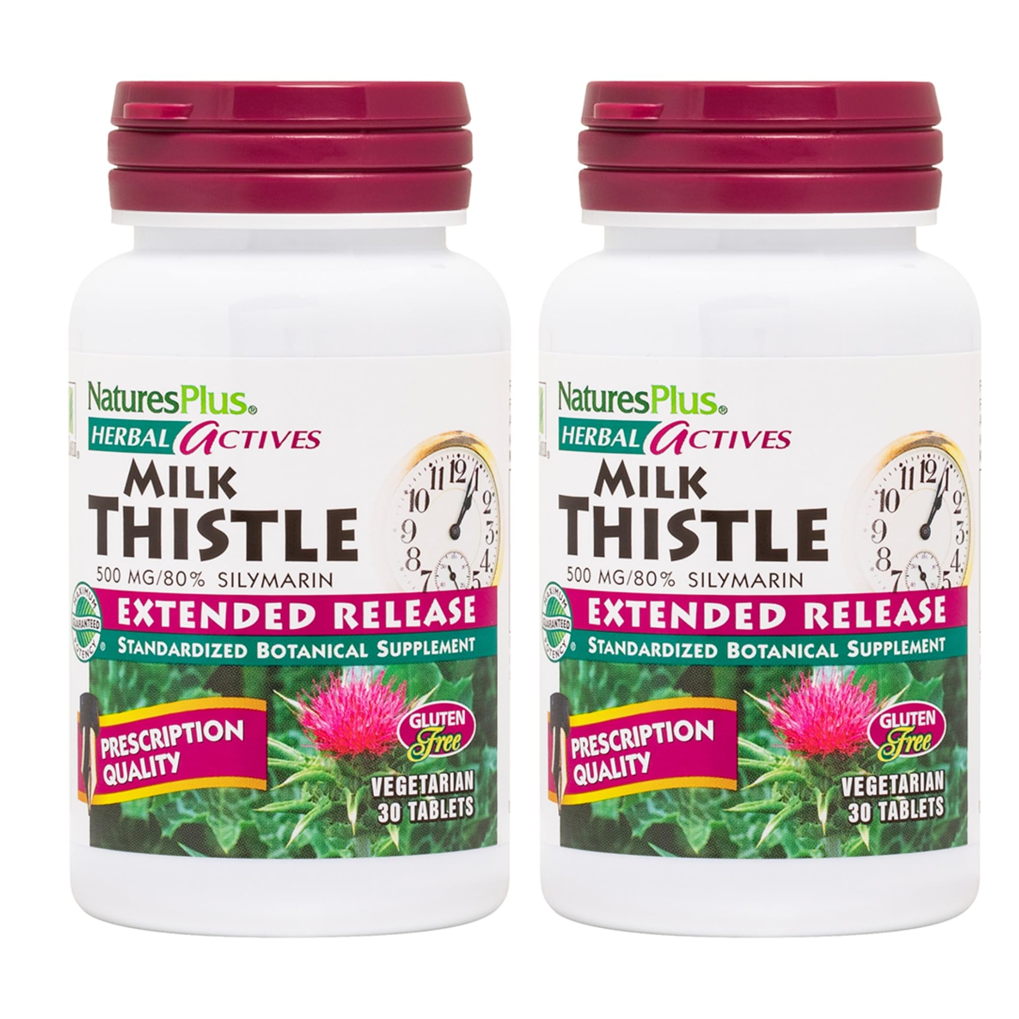 NaturesPlus Chardon-Marie tablettes – soutien hépatique potentiel au quotidien