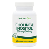 NaturesPlus Choline et Inositol – bouteille: soutien potentiel du système nerveux et du métabolisme.