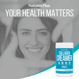 NaturesPlus Collagen Creamer Vanille; sans OGM et sans gluten selon la marque.