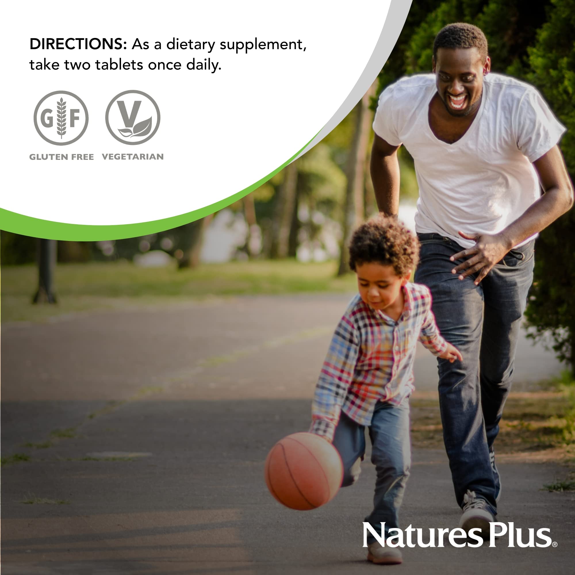 NaturesPlus Commando 2000 — prise quotidienne avec un grand verre d'eau.