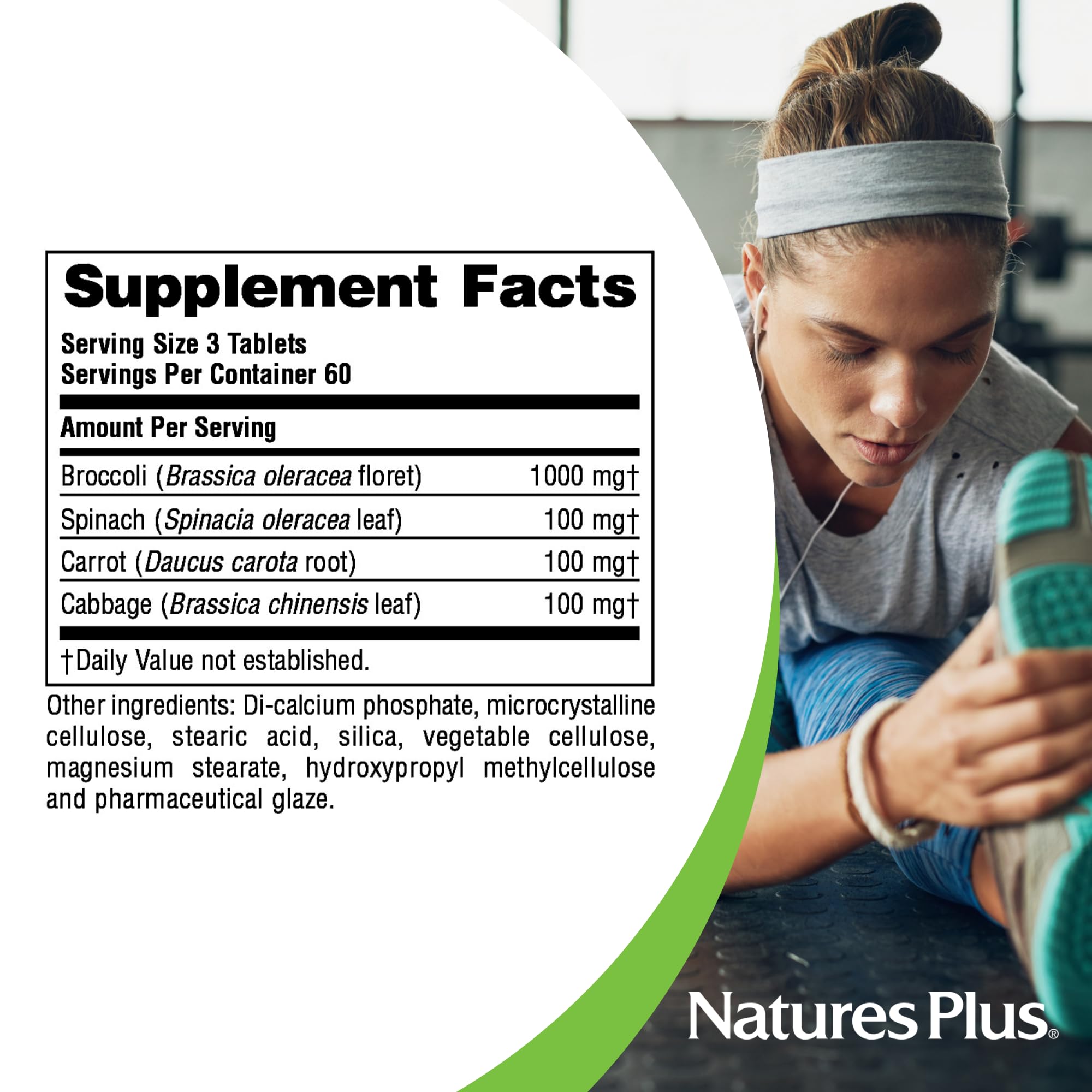 Comprimés végétaux NaturesPlus sans gluten, pratique et quotidien