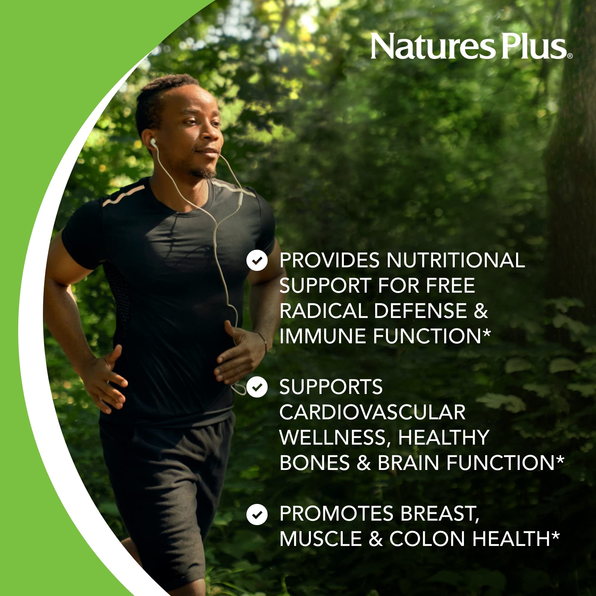 NaturesPlus Curcumine et extraits botaniques mis en avant.