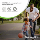 NaturesPlus D3-K2 — montage serré sur les capsules, soutien potentiel à la fonction osseuse.