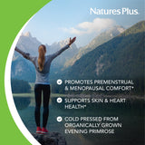 NaturesPlus EPO 1500mg, etiquette sans gluten, label clair.