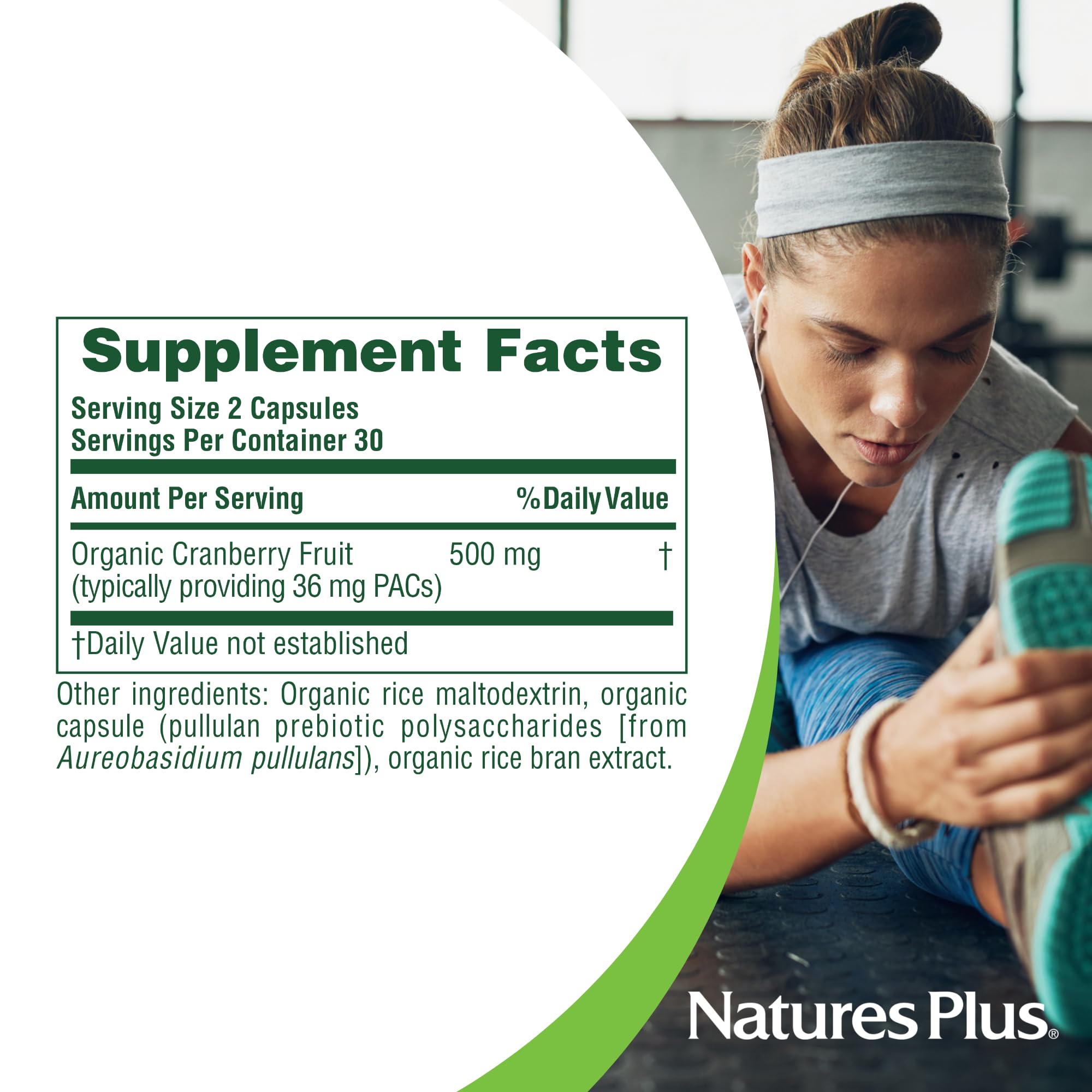 Étiquette organique sur l'emballage, conformité et qualité NaturesPlus.