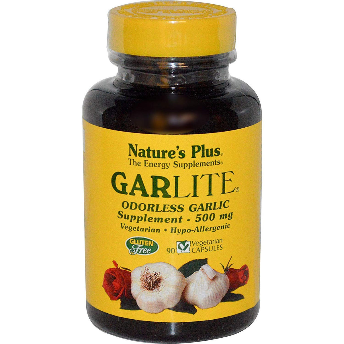 NaturesPlus Garlite – ail sans odeur, capsules végétariennes faciles à prendre.