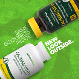 NaturesPlus gélules calcium magnesium en gros plan pour l'utilisation quotidienne.