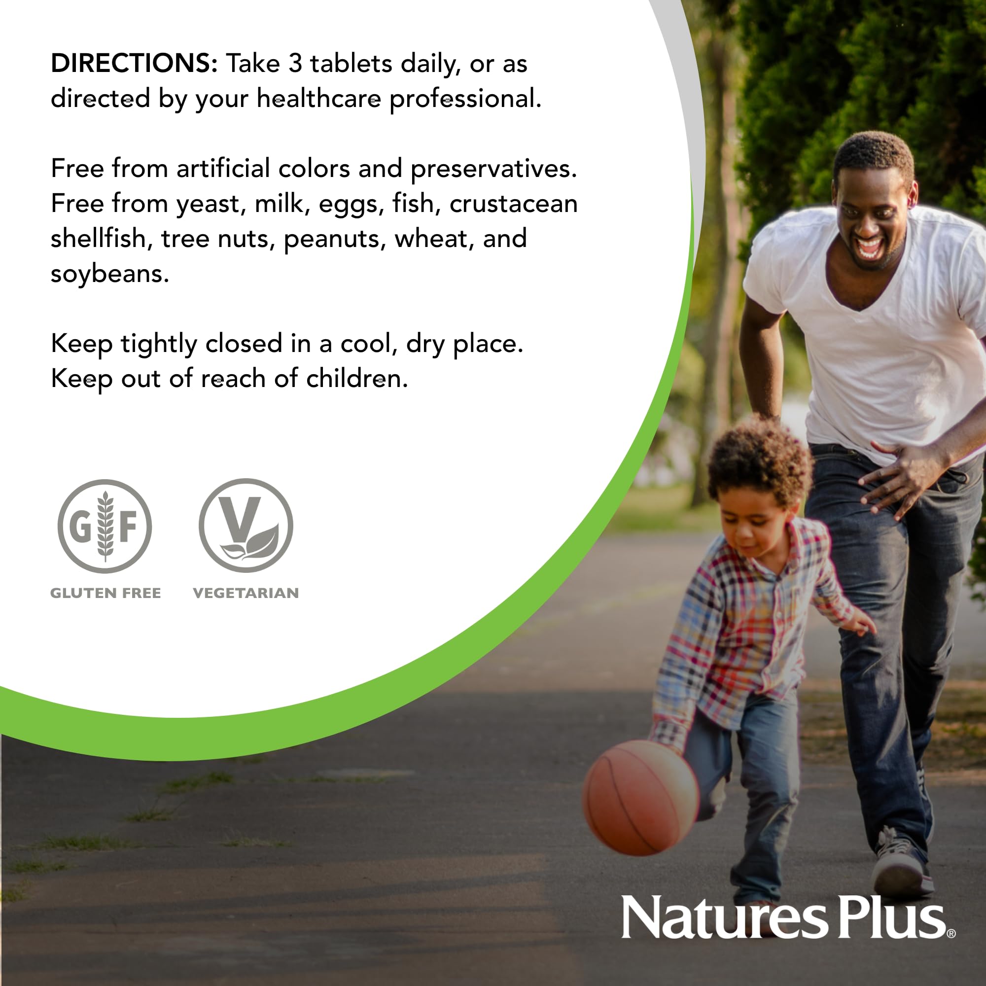 NaturesPlus GI Natural – Utilisation quotidienne et capsules faciles à avaler.
