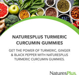 Gomme NaturesPlus au curcuma et curcumine, texture tendre et agréable.