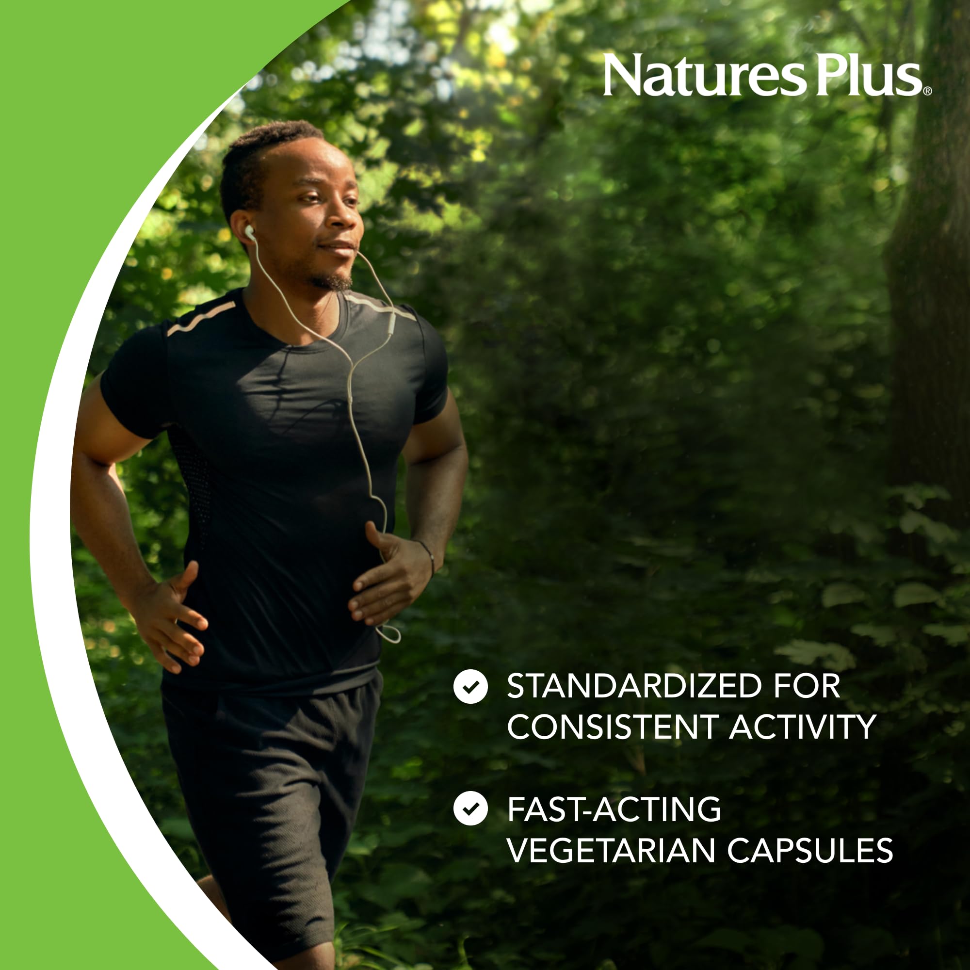 NaturesPlus Herbal Actives Coleus Forskohlii – emballage extérieur attrayant et informatif
