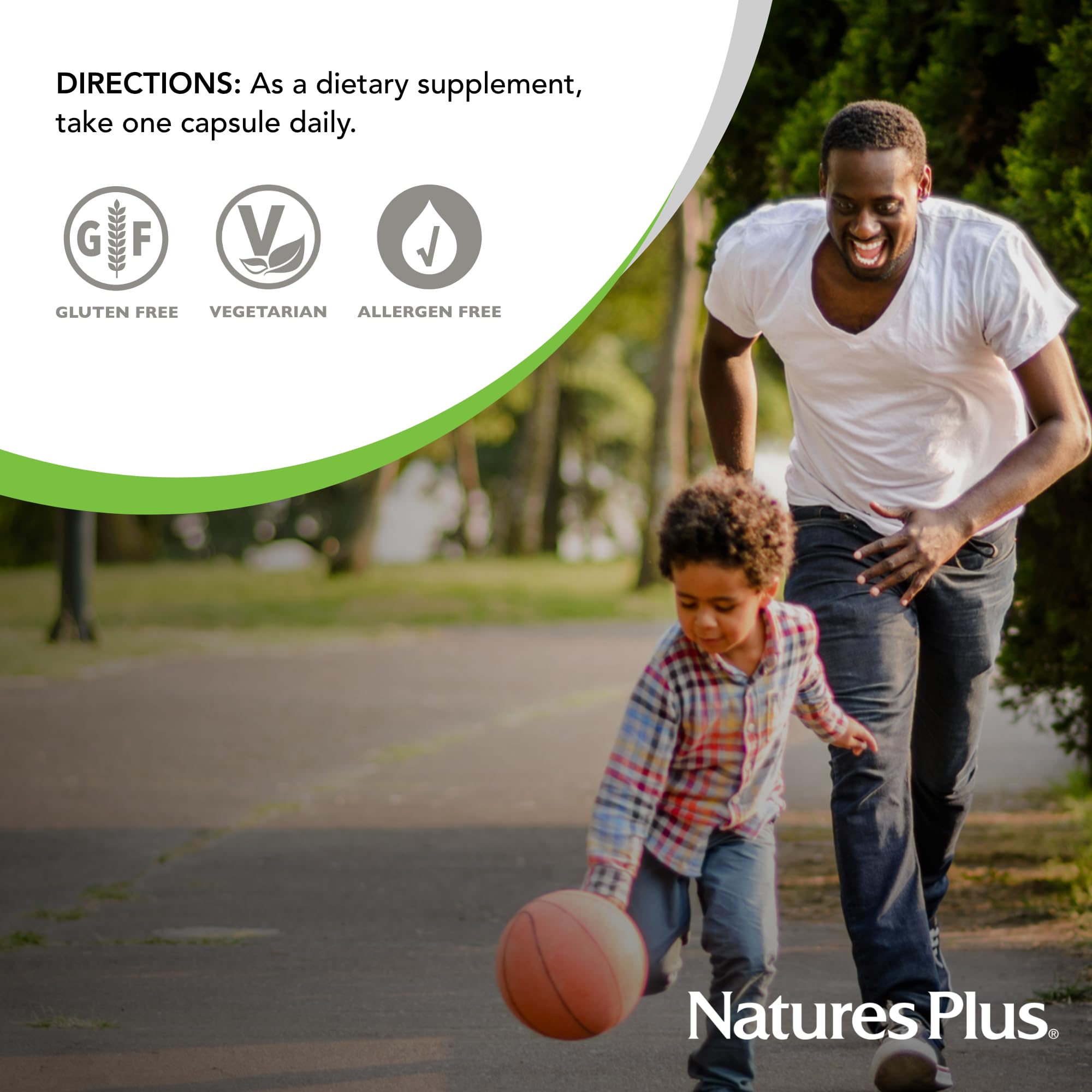 NaturesPlus Herbal Actives Coleus Forskohlii – étui pratique pour rangement et transport